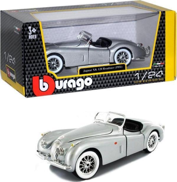 22018 1:24 Burago Jaguar Xk 120 Roadster Kız Erkek Çocuk Oyuncak Eğitici Oyuncaklar - Image 1