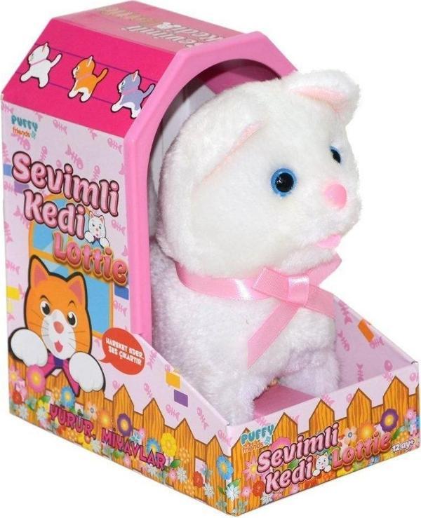 47191 Sesli ve Hareketli Jamina Sevimli Kedi Lottie Kız Erkek Çocuk Oyuncak Eğitici Oyuncaklar - Image 1