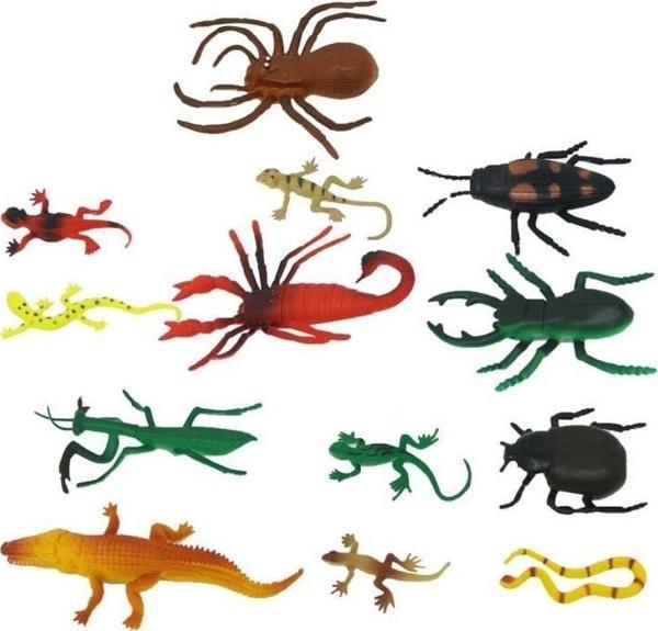 Sürüngenler ve Böcekler Poşetli Kız Erkek Çocuk Oyuncak Eğitici Oyuncaklar - Image 1