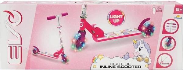 EVO SCOOTER 2TKR UNİCORN IŞIKLI MAX 50 KG Kız Erkek Çocuk Oyuncak Eğitici Oyuncaklar - Image 1