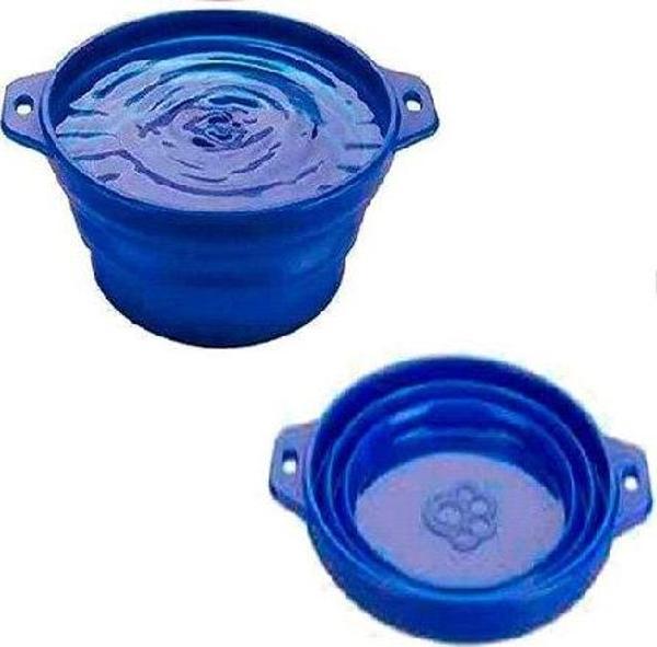 Ferplast Pa 1086 Katlanılır Köpek Mama ve Su Kabı Mavi - Image 1