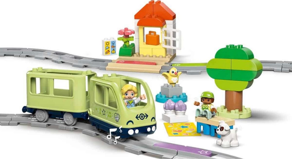 LEGO DUPLO Kasabası İnteraktif Macera Treni 10427 Kız Erkek Çocuk Oyuncak Eğitici Oyuncaklar - Image 1