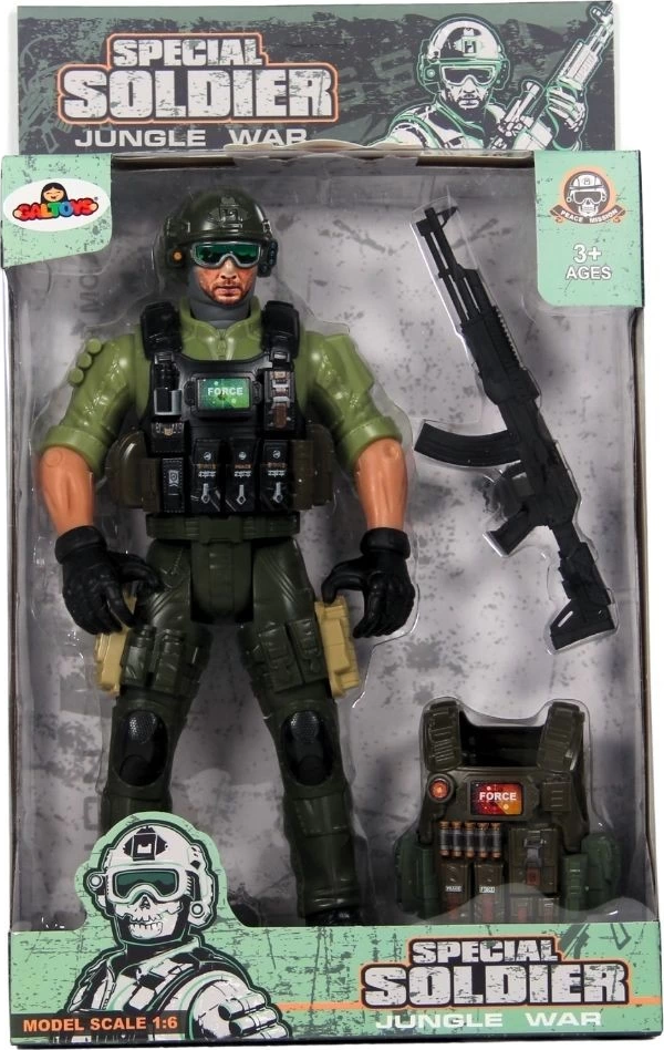 Kutulu Asker Set Kız Erkek Çocuk Oyuncak Eğitici Oyuncaklar - Image 1