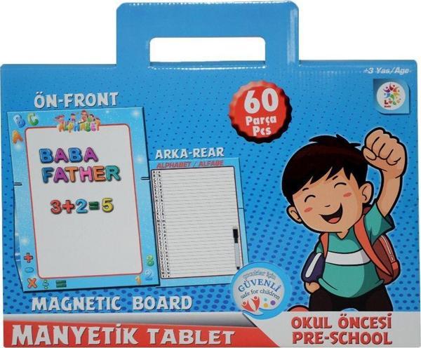 LC7165 MANYETİK TABLET MAVİ Kız Erkek Çocuk Oyuncak Eğitici Oyuncaklar - Image 1