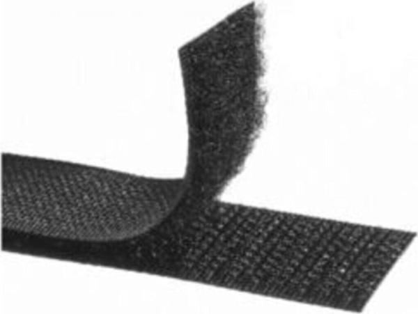 ENZELO Siyah Cırt Cırtlı Bant 2 Çift Taraflı Amerikan Fermuarı 2 Cm Genişlik 5 Metre - Image 1