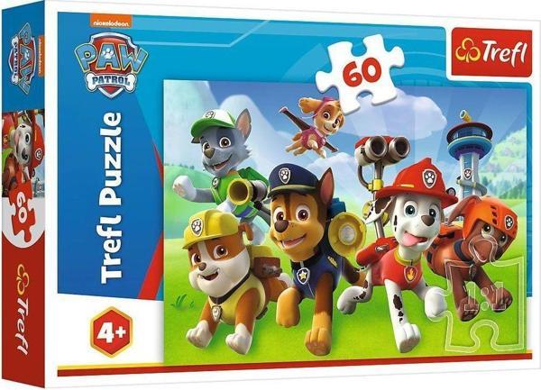 PUZZLE-17321 Paw Patrol 60 Parça Puzzle Kız Erkek Çocuk Oyuncak Eğitici Oyuncaklar - Image 1
