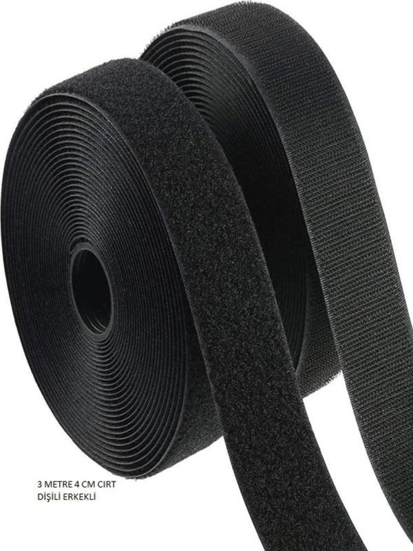 ENZELO 3 Metre Cırt Cırtlı Bant , Kaliteli Cırt Bant,çift Taraflı Cırt En 4cm X Boy 3mt - Image 1