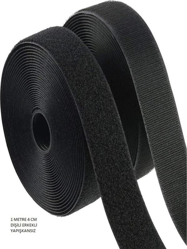 ENZELO 1 Metre Cırt Cırtlı Bant , Kaliteli Cırt Bant,çift Taraflı Cırt En 4cm X Boy 1mt - Image 1