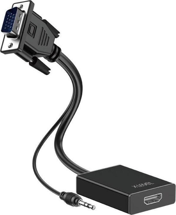 X-Trak VGA to HDTP Dönüştürücü Kablo 1080P 60Hz Xlevel - Image 1