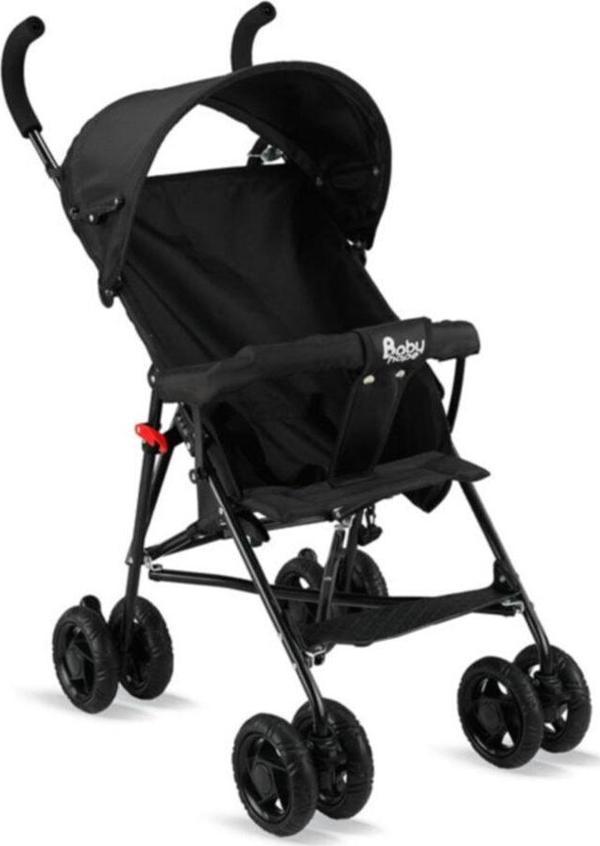 BabyHope SC-107 Baston Bebek Arabası Siyah - Image 1