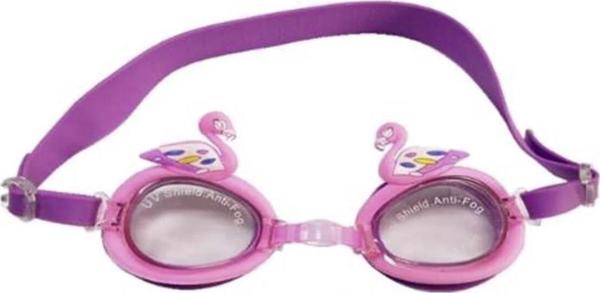 Bermuda Çocuk Yüzücü Gözlüğü Flamingo Desenli - 9014-PEMBE - Image 1