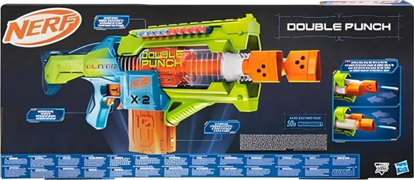 Nerf Double Punch - INT-F6363 - NERF ELITE 2.0 DOUBLE PUNCH Kız Erkek Çocuk Oyuncak Eğitici Oyuncakl - Image 1