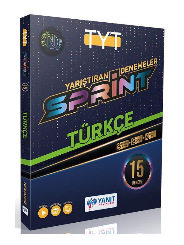 Yanıt Yayınları YKS TYT Türkçe Sprint 15 Deneme Video Çözümlü - Yanıt Yayınları - Image 1