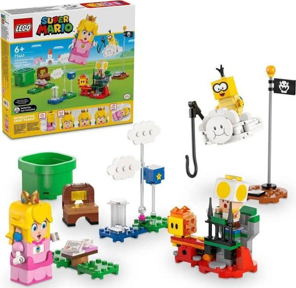 71441 Lego Super Mario İnteraktif Peach ile Maceralar 208 parça +6 yaş Kız Erkek Çocuk Oyuncak Eğiti - Image 1