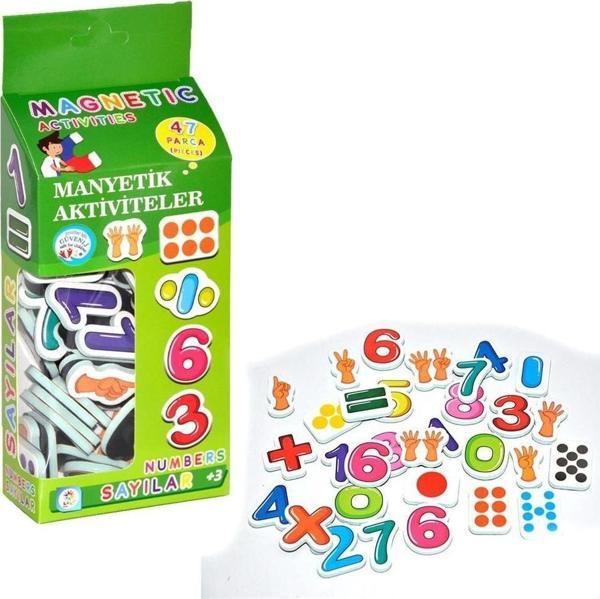 47 Parça Magnet Rakamlar Manyetik Sayılar - 49399 Kız Erkek Çocuk Oyuncak Eğitici Oyuncaklar - Image 1