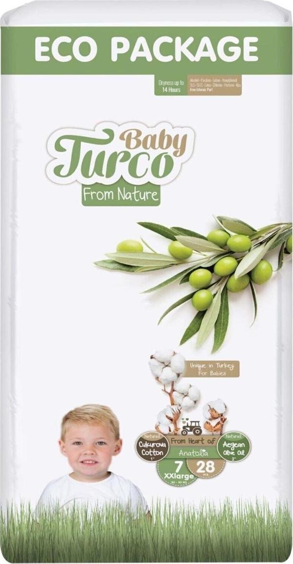 Baby Turco Çocuk Bezi  Ekonomik Paket  No:7 28 Li - Image 1