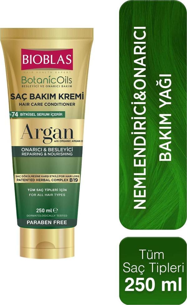 Bioblas Onarıcı Krem Maske 200 Ml Argan Yağ - Image 1