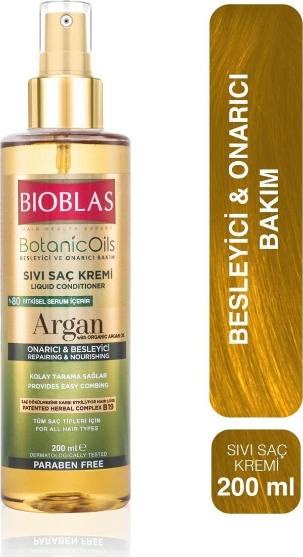 Bioblas Sıvı Saç Kremi 200 Ml Argan Yağlı - Image 1