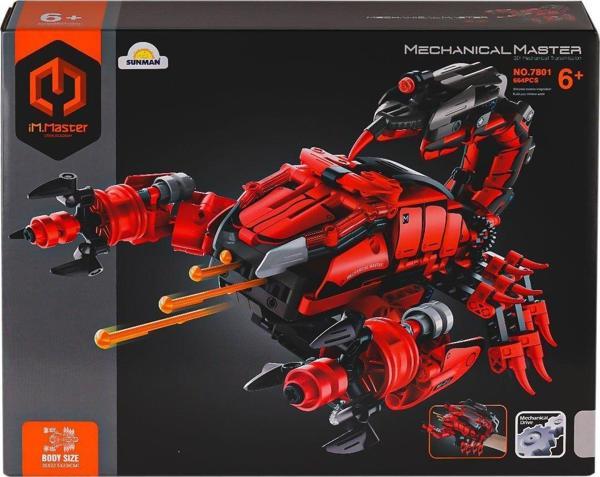 7801 IMM Master Blokları Akrep El Silahı Kırmızı 664 Parça Kız Erkek Çocuk Oyuncak Eğitici Oyuncakla - Image 1