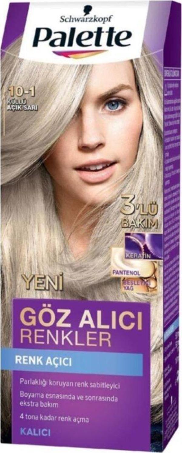 Palette Göz Alıcı Renkler 10-1 Küllü Açık Sarı - Image 1