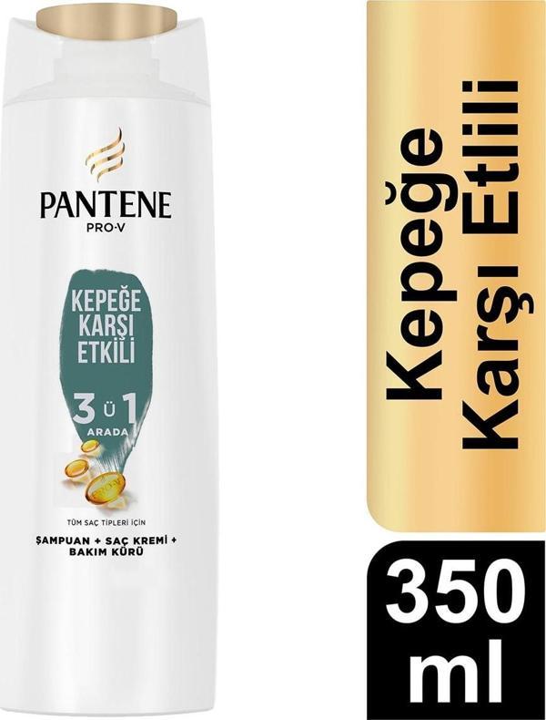 Pantene Şampuan 350 Ml 3 In 1 Kepeğe Karşı - Image 1