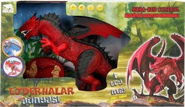 S00036139 EJDERHA HAREKETLİ SES/IŞIK -SUN Kız Erkek Çocuk Oyuncak Eğitici Oyuncaklar - Image 1