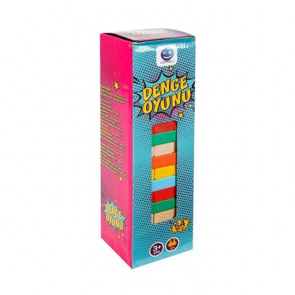 Smile Games Renkli Denge Oyunu 54 Parça - S00002279 Kız Erkek Çocuk Oyuncak Eğitici Oyuncaklar - Image 1