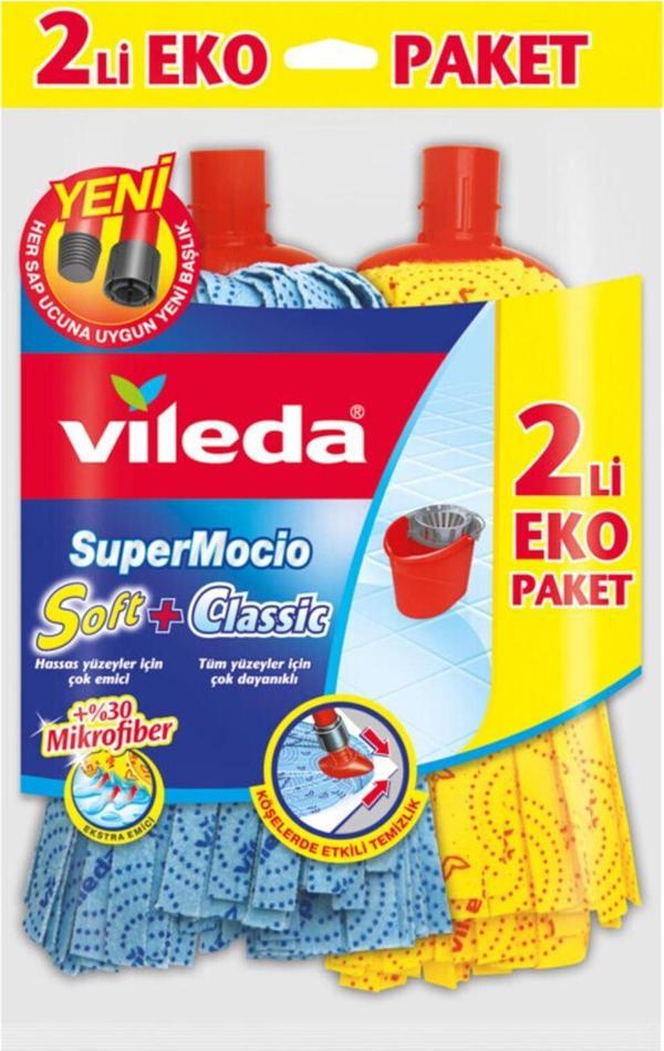 Vileda %30 Mfli Supermocio Yedek Paspas 2 Li - Image 1