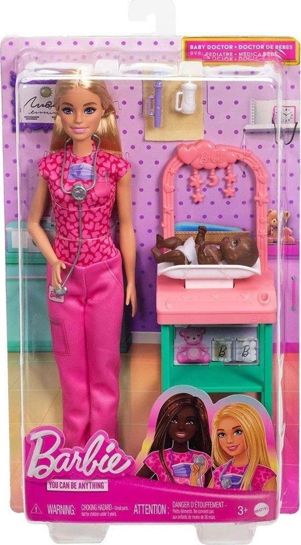 JCR71 Barbie Bakım Temalı Kariyer Oyun Setleri Kız Erkek Çocuk Oyuncak Eğitici Oyuncaklar - Image 1