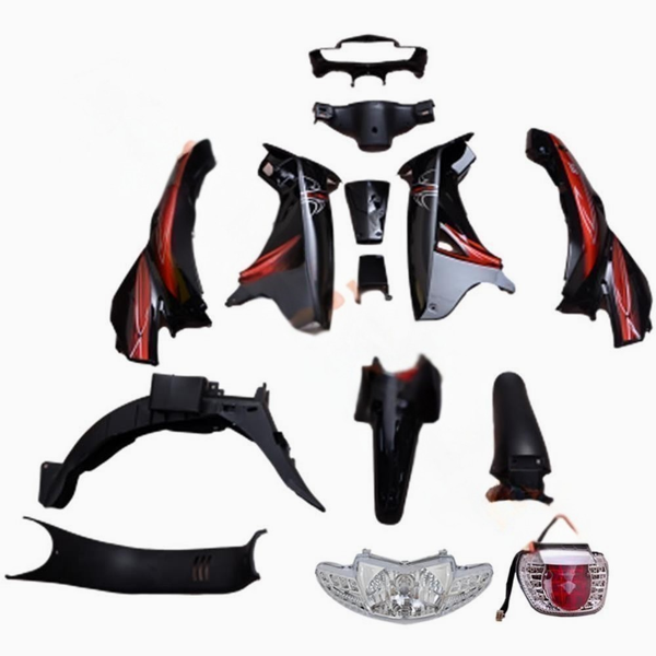 KAPORTA SET [SİYAH] [FAR+STOP+SİNYAL DAHİL] MONDIAL SFC - SFC MINI - Image 1