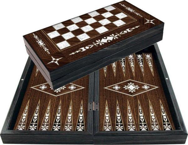 1021828 Star Antik Yonca Sedef Tavla Takımı Kız Erkek Çocuk Oyuncak Eğitici Oyuncaklar - Image 1