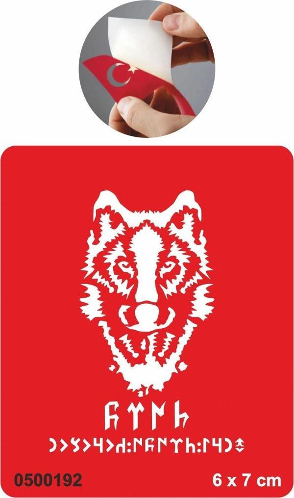 Bozkurt Türk Tattoo Geçici Dövme Şablonları Kına Kalıpları - Image 1