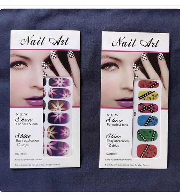 Nail Art Tırnak Süsleme Yıldız dövmesi  - Image 1