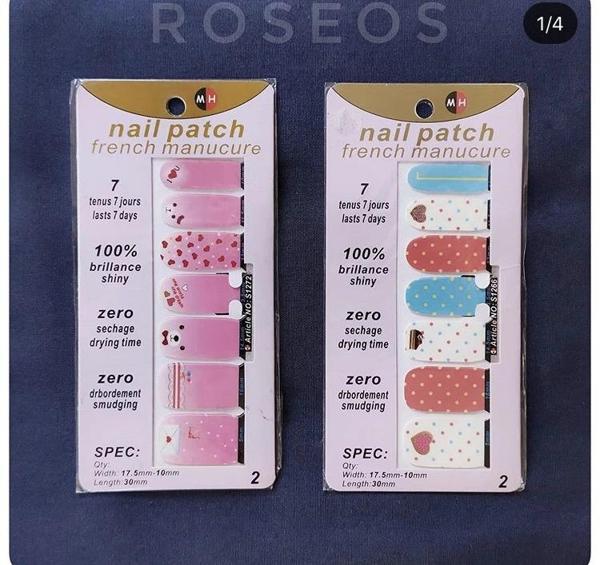 Nail Art Tırnak Süsleme Geometri dövmesi  - Image 1