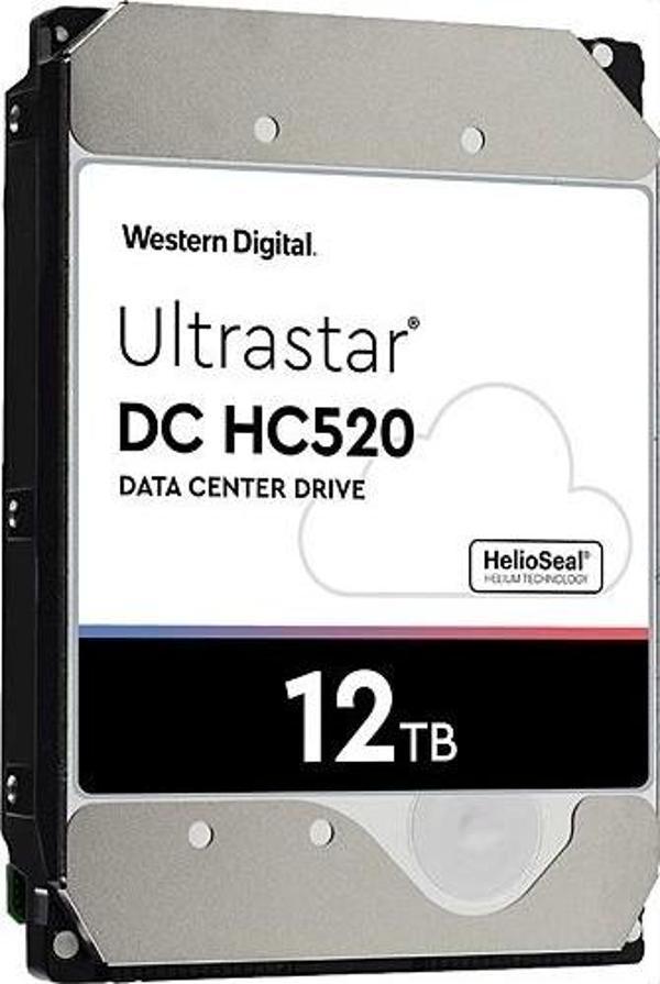 Wd Ultrastar, Huh721212ale604, 3.5", 12tb, 256mb, 7200 Rpm, 7/24 Enterprise, Data Center-güvenlik-na - Image 1