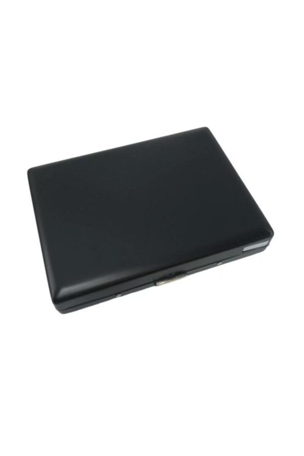 AlsepeteAvm Usb Şarjlı Metal Çakmaklı Kısa Sigara Tabakası - Image 1
