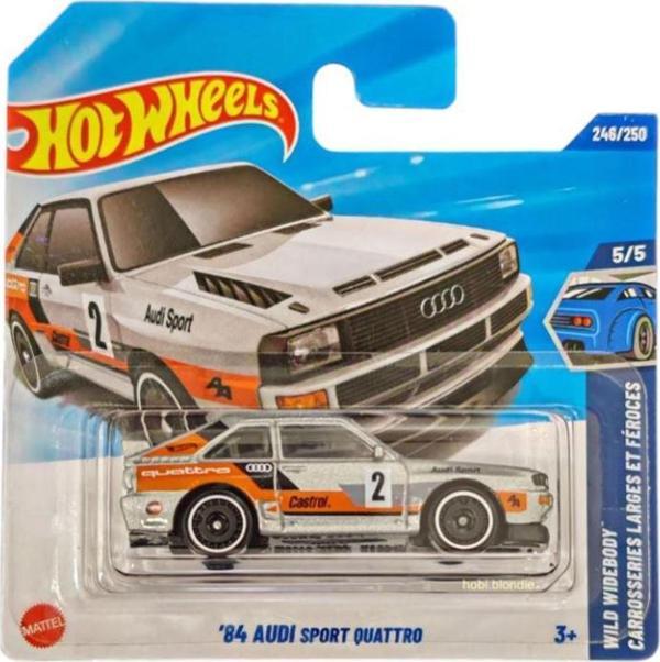 Hot Wheels '84 Audi Sport Quattro - Gri (1/64) 2025 Serisi Treasure Hunt  - Image 1