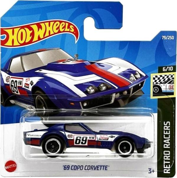 Hot Wheels '69 Copo Corvette - Lacivert (1/64) 2022 Serisi - Image 1