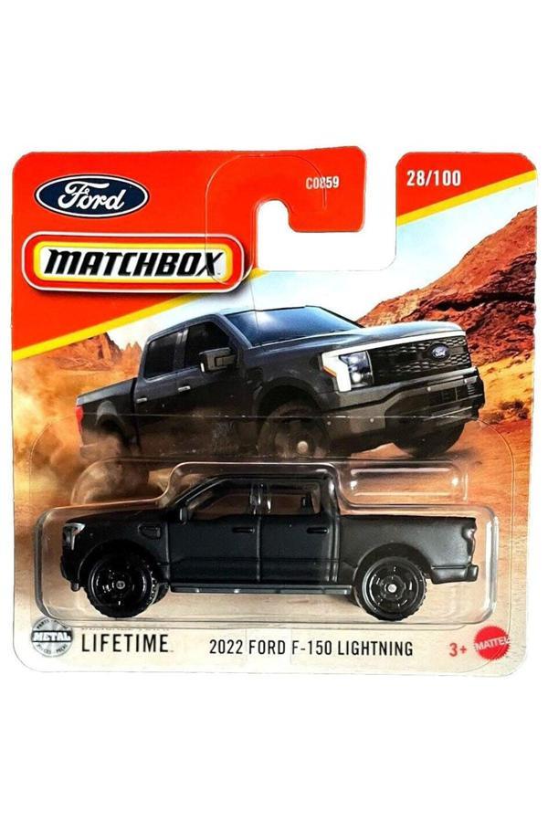 Matchbox 2022 Ford F-150 Lightning - Siyah (1/64) 2025 Üretim - Image 1