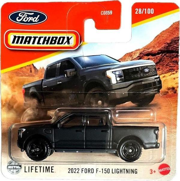 Matchbox 2022 Ford F-150 Lightning - Siyah (1/64) 2025 Üretim - Image 1
