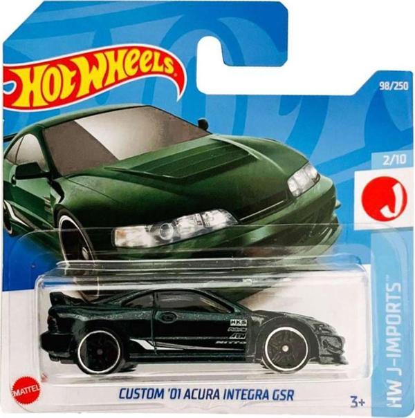 Hot Wheels Custom '01 Acura Integra Gsr - Yeşil (1/64) 2022 Serisi - Image 1
