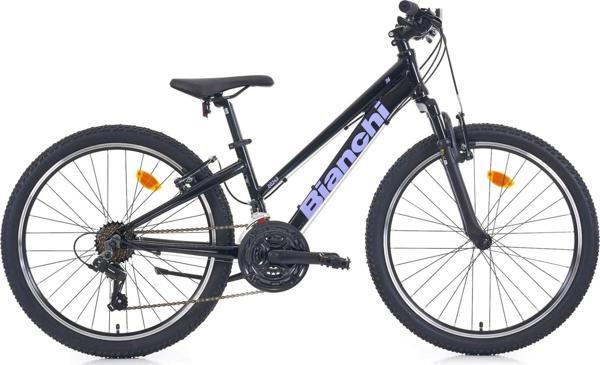 Bianchi JM00243 V Fren 21 Vites 24 Jant Dağ Bisikleti Siyah Mor 31 Kadro - Image 1