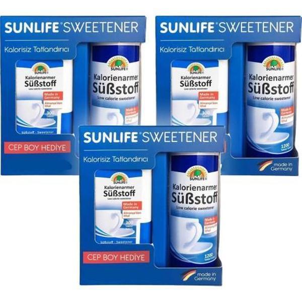 Sunlife Sweetener Tatlandırıcı 1200 Adet + 300 Tablet Hediyeli x 3 Adet - Image 1