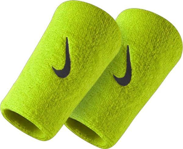 Nike Swoosh Wristbands Doublewide Uzun Havlu El Bilekliği Yeşil N.NN.05.710.OS - Image 1