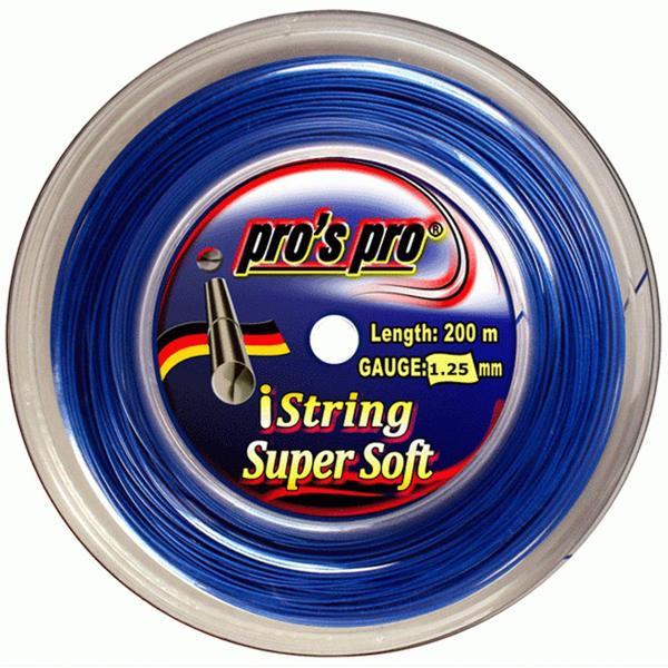 Pros Pro İString Süper Soft 1,25 mm. Rulo Raket Kordajı 200 metre Mavi D620A - Image 1