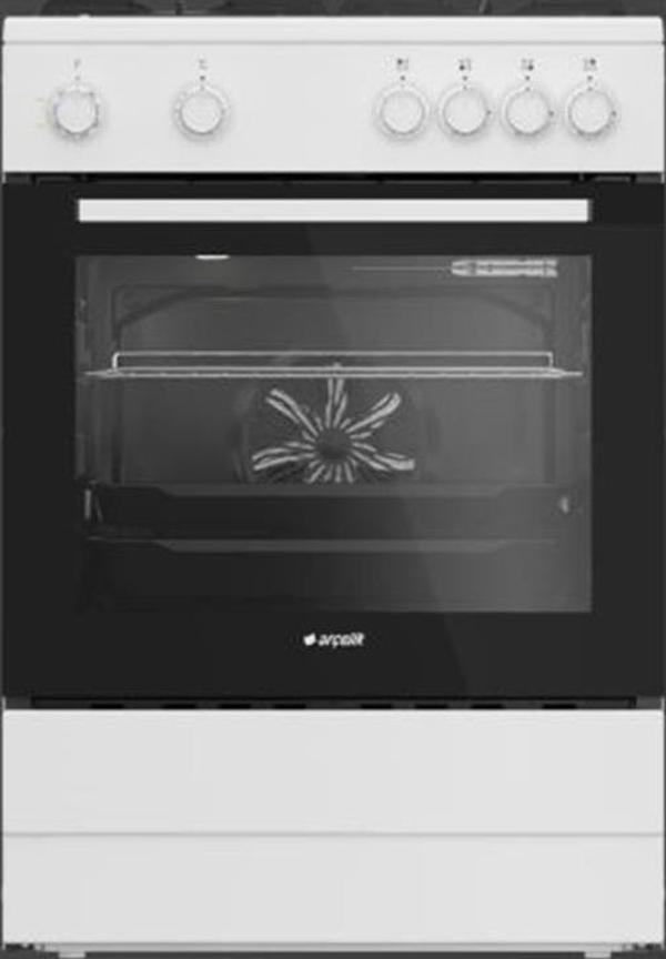 Arçelik 8431-1 B Ocaklı Elektroturbo Fırın Beyaz - Image 1