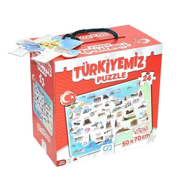 CA.5079 TÜRKİYEMİZ YER PUZZLE - Image 1