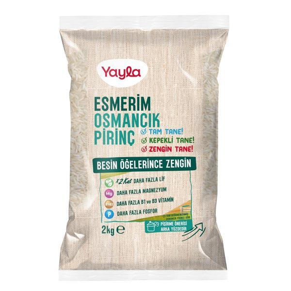 Yayla Esmerim Osmancık Pirinç 2 kg - Image 1