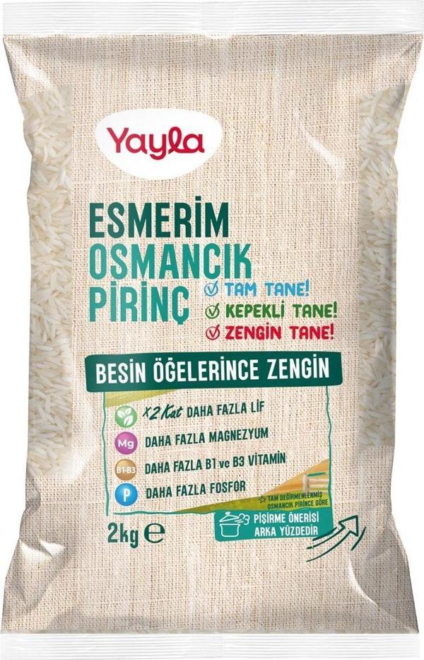 Yayla Esmerim Osmancık Pirinç 2 kg - Image 1