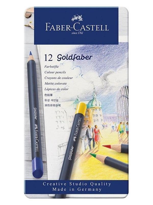 Faber Castell Goldfaber 12 Renk Kuru Boya 114712 - Image 1